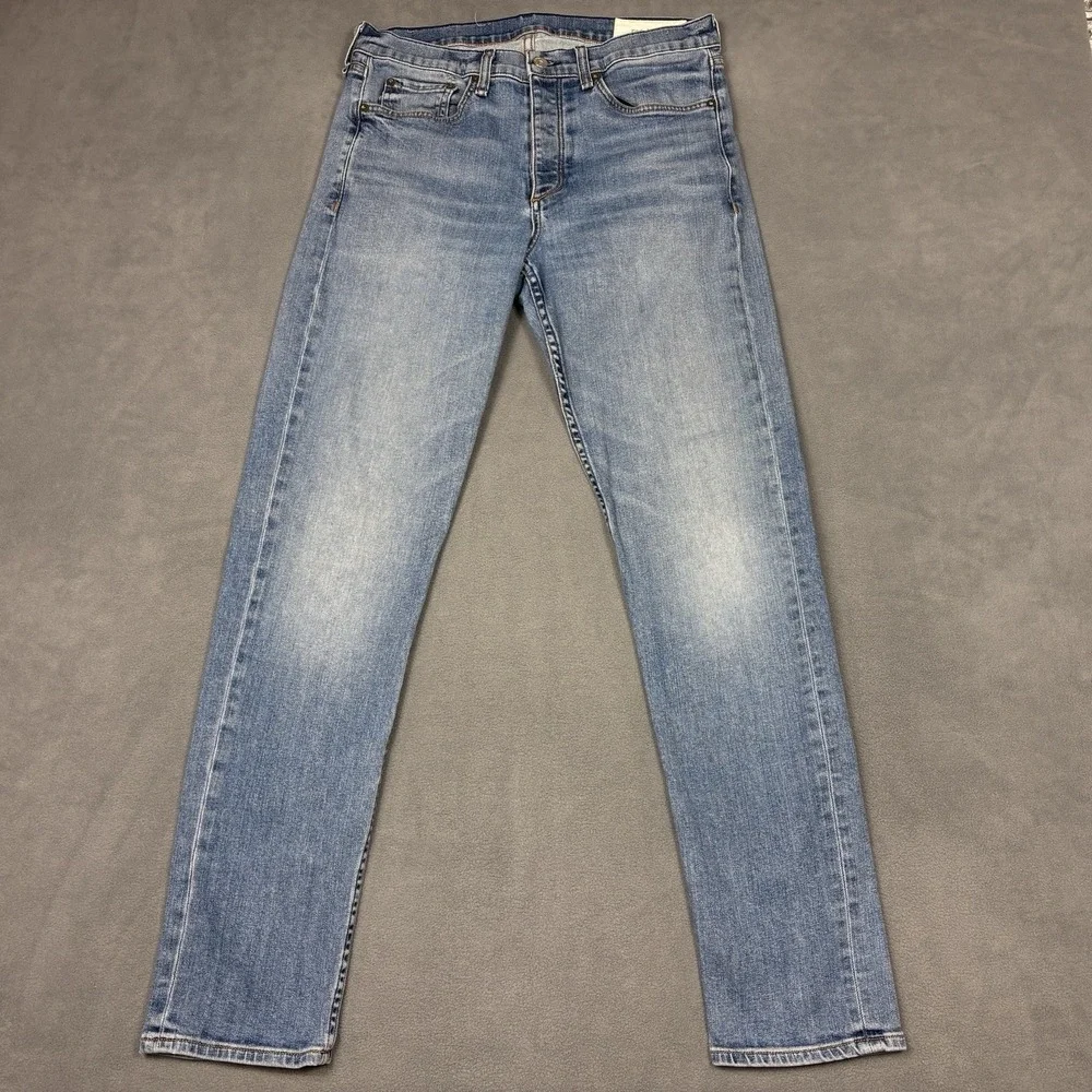 rag & bone Fit 2 Slim Jeans Mens Size 32 Light Wash Button Fly Stretch Denim